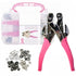 Crop A Dile Pink Kit / Estuche con Perforadora para Ojillos Rosa Perforadoras We R Memory Keepers