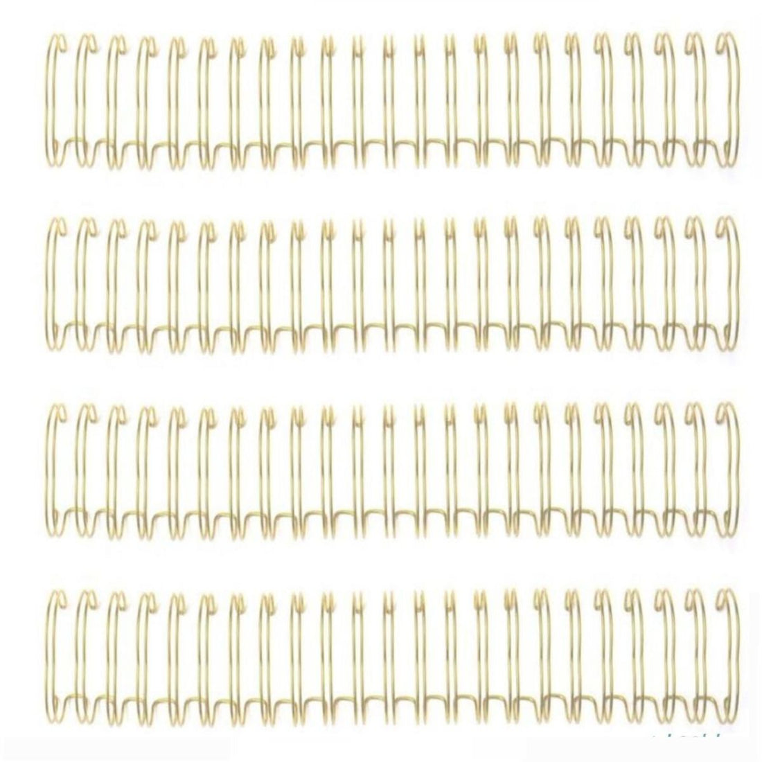 Cinch Wires Gold 1.25&quot; / 4 Arillos Dorados Arillos para Engargolar We R Memory Keepers