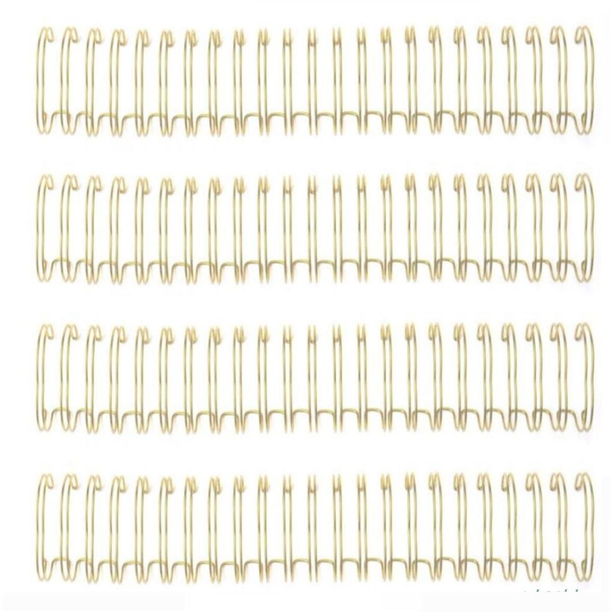 Cinch Wires Gold 1.25&quot; / 4 Arillos Dorados Arillos para Engargolar We R Memory Keepers