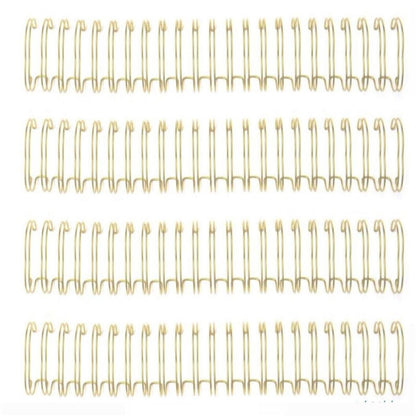 Cinch Wires Gold 1.25&quot; / 4 Arillos Dorados Arillos para Engargolar We R Memory Keepers