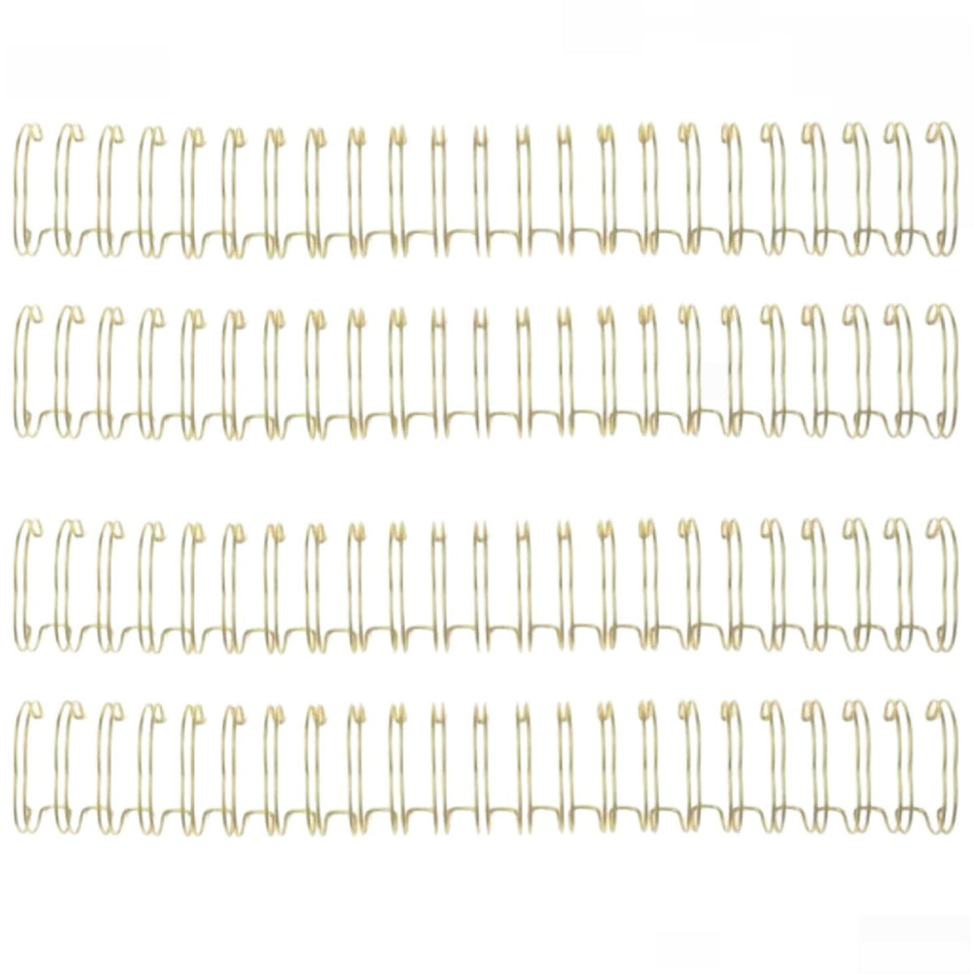 Cinch Wires Gold 0.625&quot; / 4 Arillos Metálicos Dorados Arillos para Engargolar We R Memory Keepers