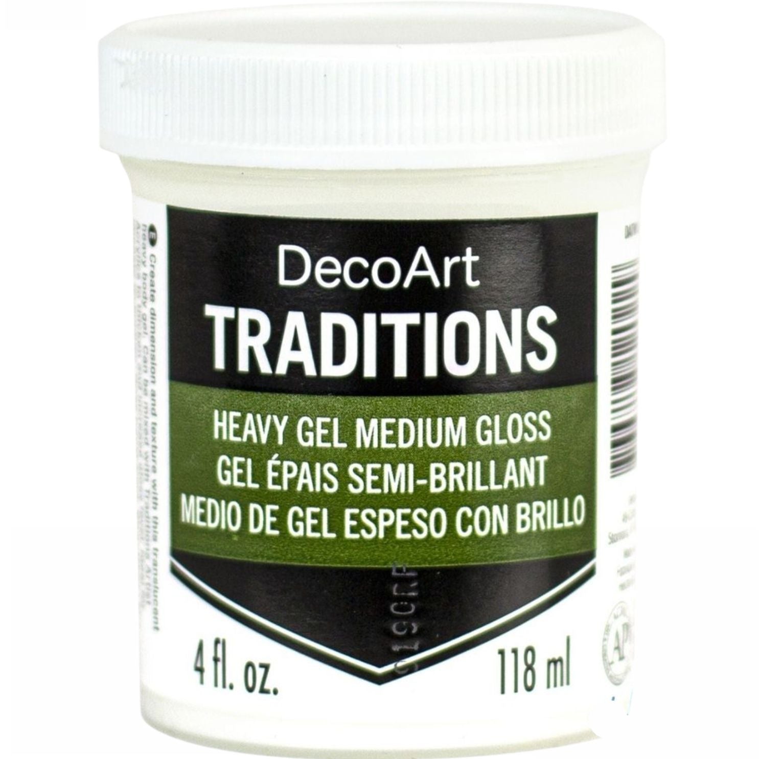 Acrylic Gel Medium Gloss White / Gel Acrílico Medio Brillante Blanco Medios Mixtos y Pastas Texturizadoras DecoArt