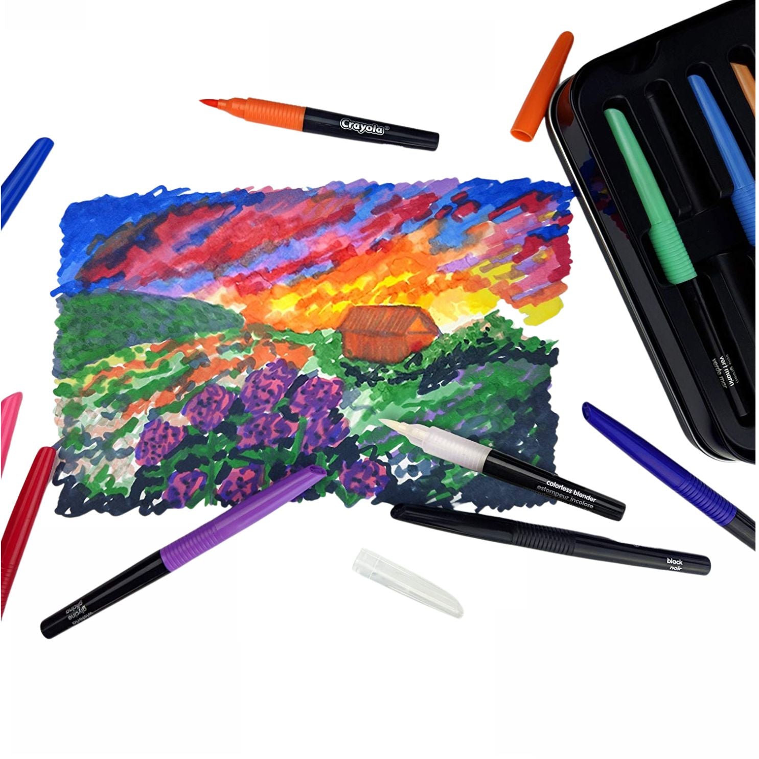 Blending Markers / Marcadores de Alcohol Marcadores &amp; Plumones Crayola