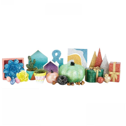 FolkArt Glitterific Paint Green / Pintura Acrílica con Glitter Acrìlicos Plaid