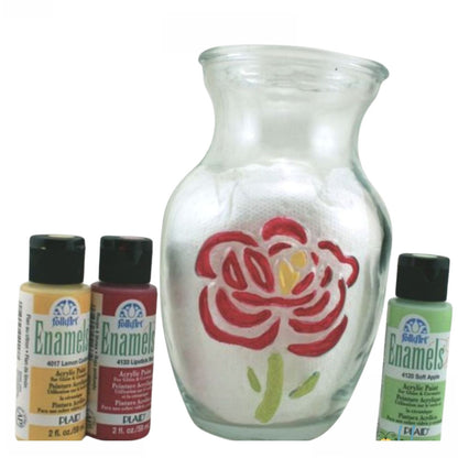 Enamel Paint Summer Green / Pintura Acrílica de Esmalte Verde Esmaltes Folk Art