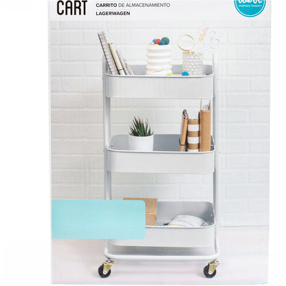 A la Cart Storage Cart White / Carrito Organizador Blanco con Ruedas Almacenamiento y Organización We R Memory Keepers