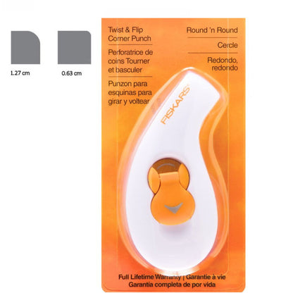 Twist &amp; Flip 2-In-1 Punch / Perforadora de 2 Esquinas Perforadoras Fiskars