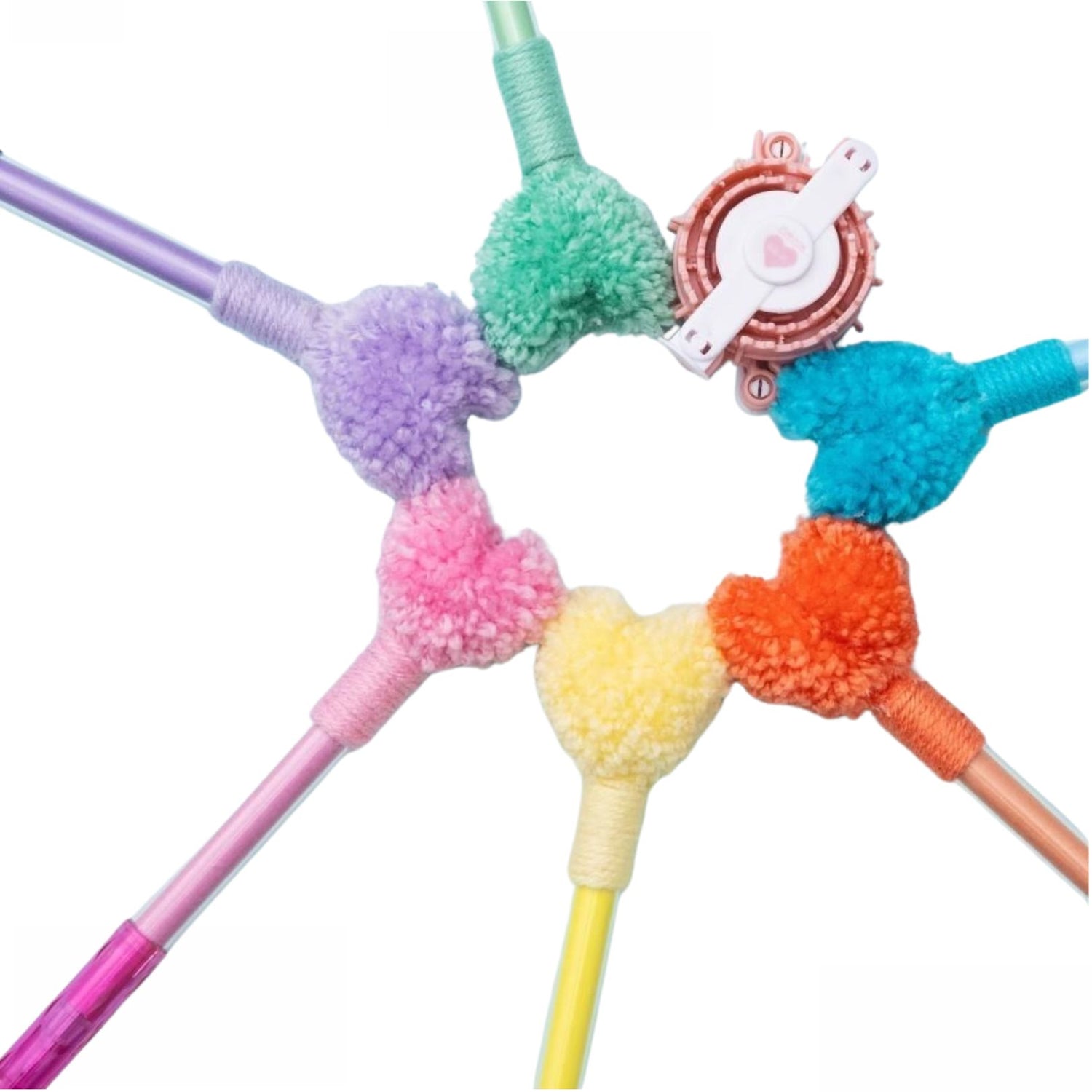 Heart Pom Pom Makers / Herramienta Para Crear Pompones Herramientas We R Memory Keepers