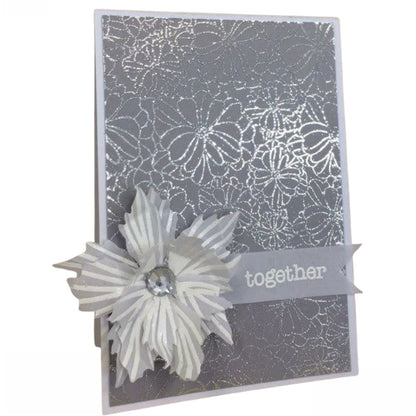 Metallic Silver Embossing Powder / Polvo de Embossing Plata Metálica Brillante Polvos de Embossing Wow!