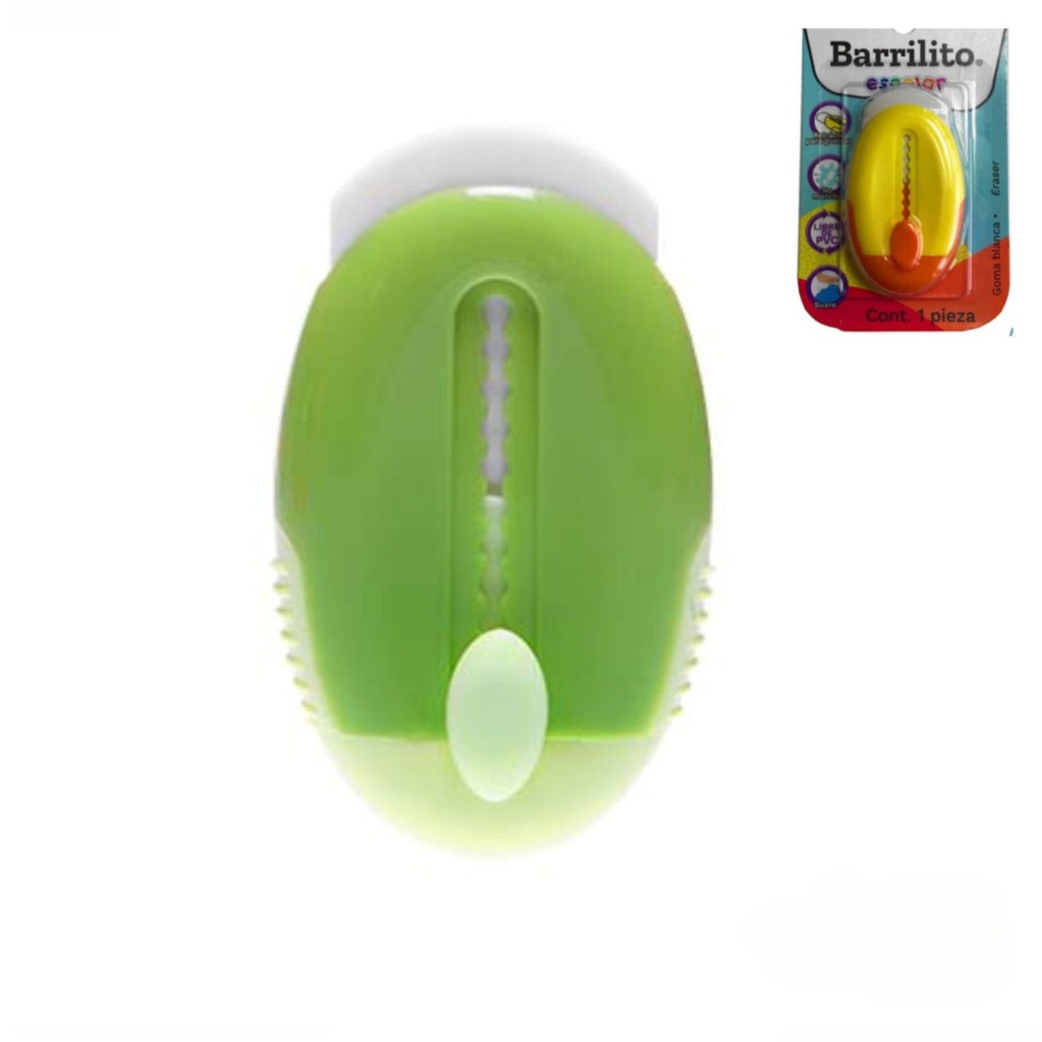 Goma para Borrar Retráctil Tipo Cutter Gomas / Borradores Barrilito