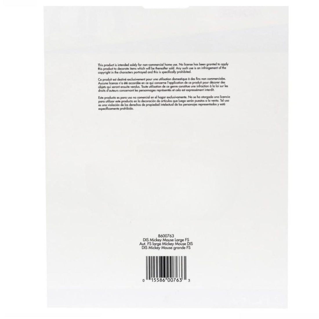 Large Flat Stickers Mickey Mouse / 2 Estampas de Mickey Stickers Ek Success