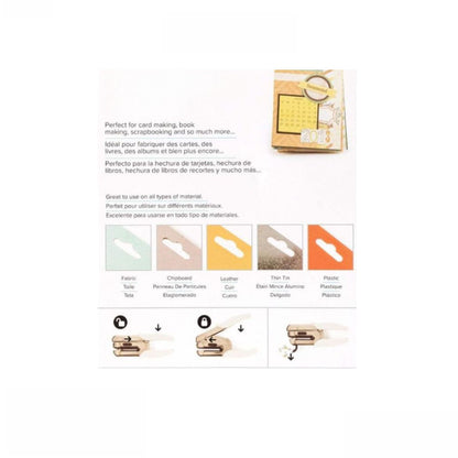 Power Punch Euro Hook Hole Punch / Perforadora de Uso Rudo Agujero para Colgar Perforadoras We R Memory Keepers