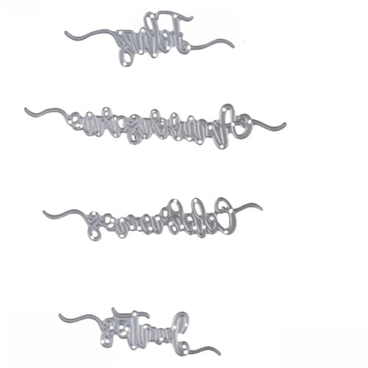 Suaje de Frases en Español Varias Dados de Corte / Suajes / Troqueles Hobbees