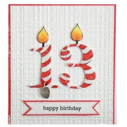 Suaje de Números con Velas Dados de Corte / Suajes / Troqueles Hobbees