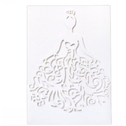 Suaje Para Invitaciones de Mujer con Vestido Calado Dados de Corte / Suajes / Troqueles Hobbees