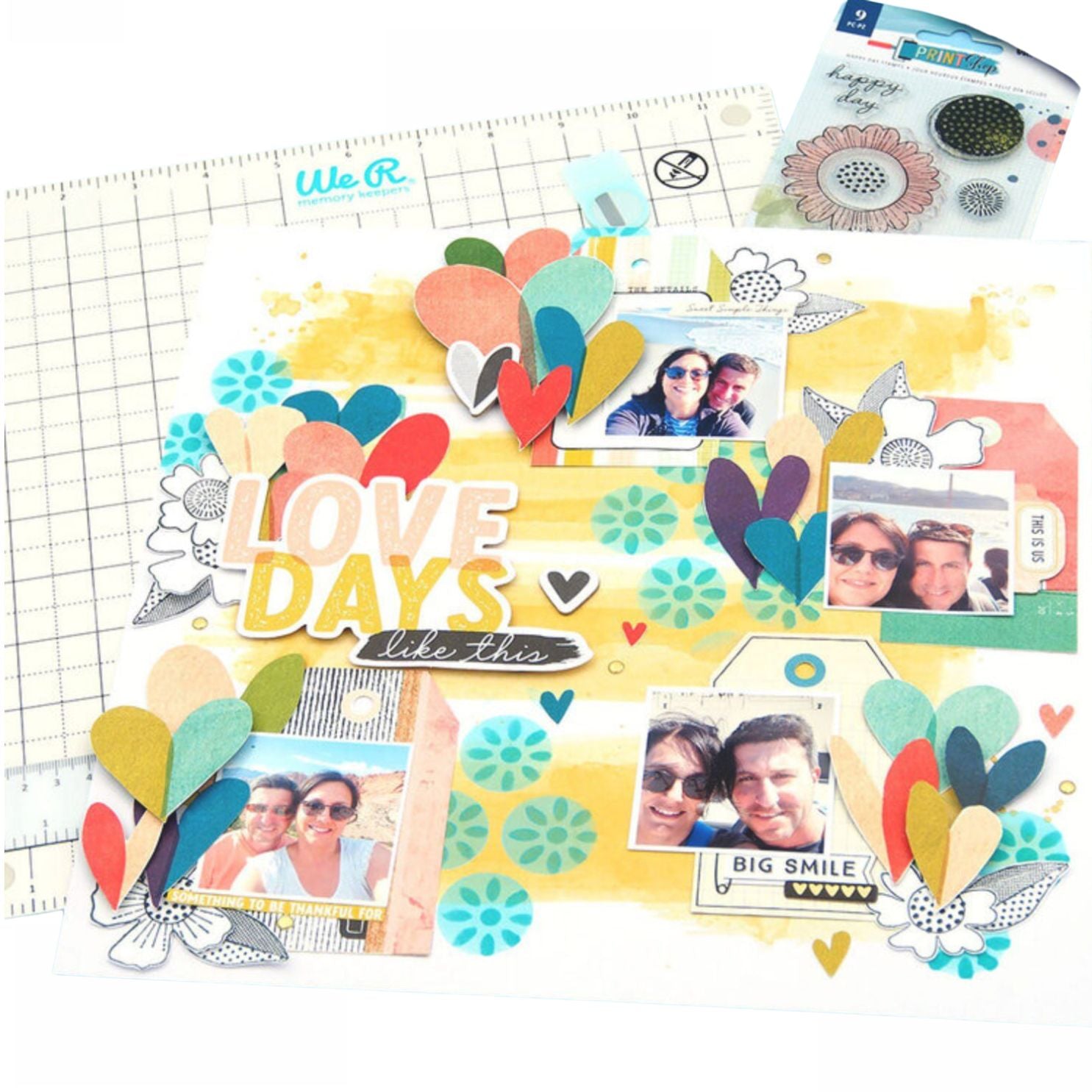 All-In-One Magnetic Platform / Plataforma Magnética Todo en Uno Tapetes, Mats We R Memory Keepers