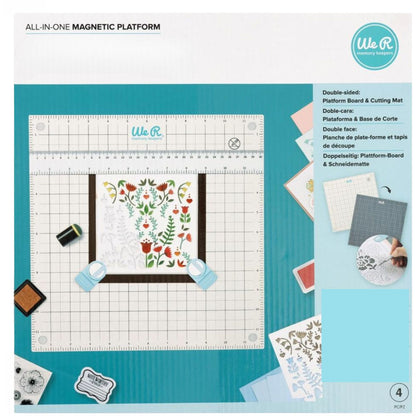 All-In-One Magnetic Platform / Plataforma Magnética Todo en Uno Tapetes, Mats We R Memory Keepers