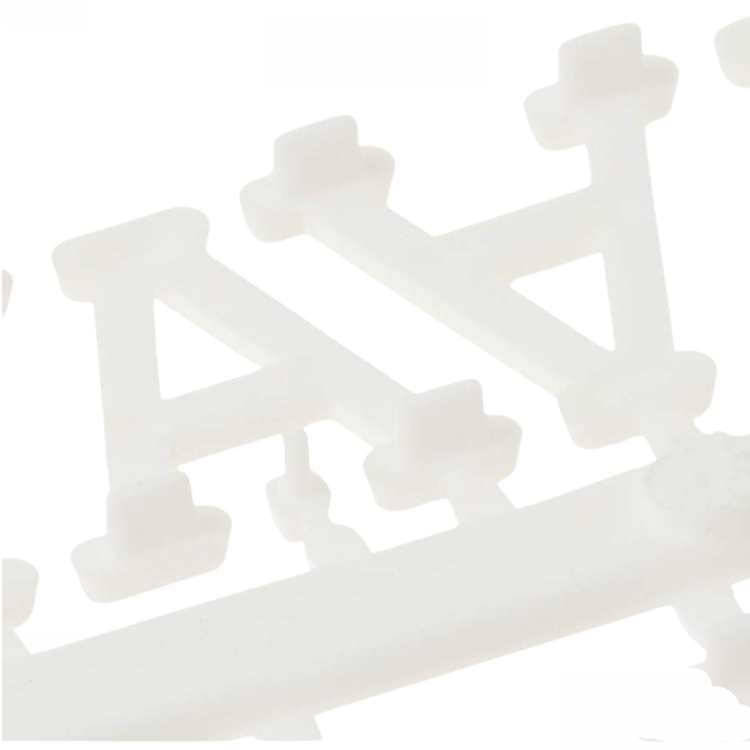 White 1&quot; Letters / Letras Blancas Para Tablero Accesorios DCWV