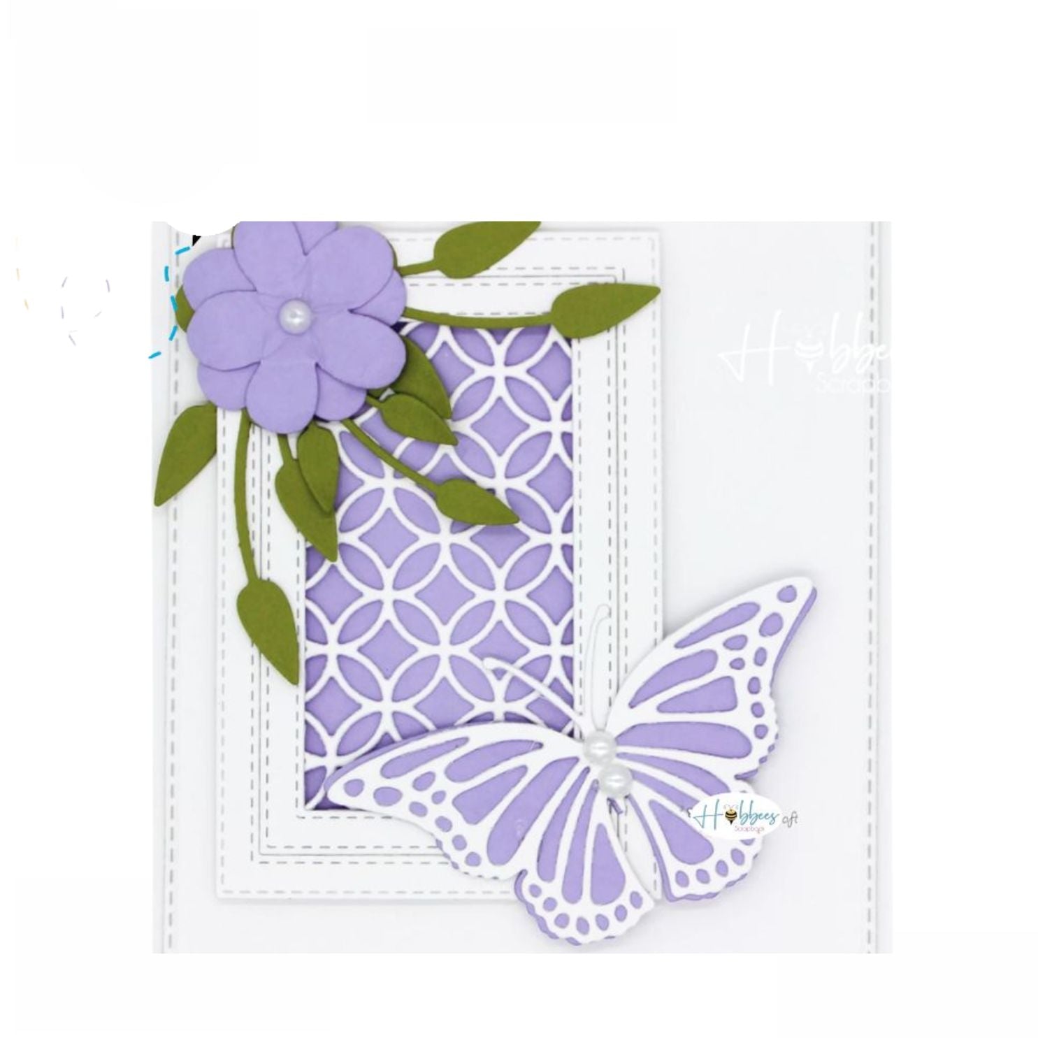 Suaje de Mariposa con Fondo Dados de Corte / Suajes / Troqueles Hobbees