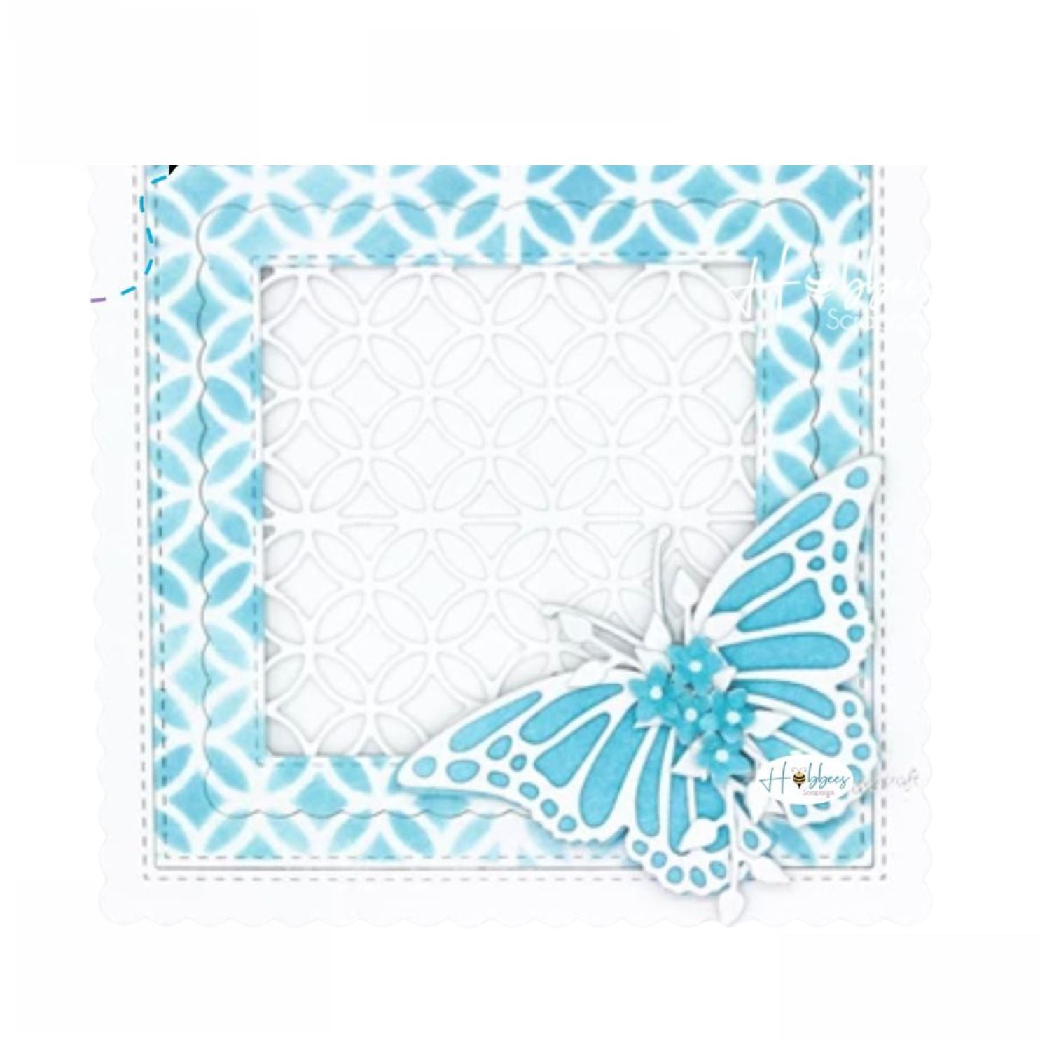 Suaje de Mariposa con Fondo Dados de Corte / Suajes / Troqueles Hobbees