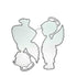 Suaje de Angelitos Niña y Niño Dados de Corte / Suajes / Troqueles Hobbees