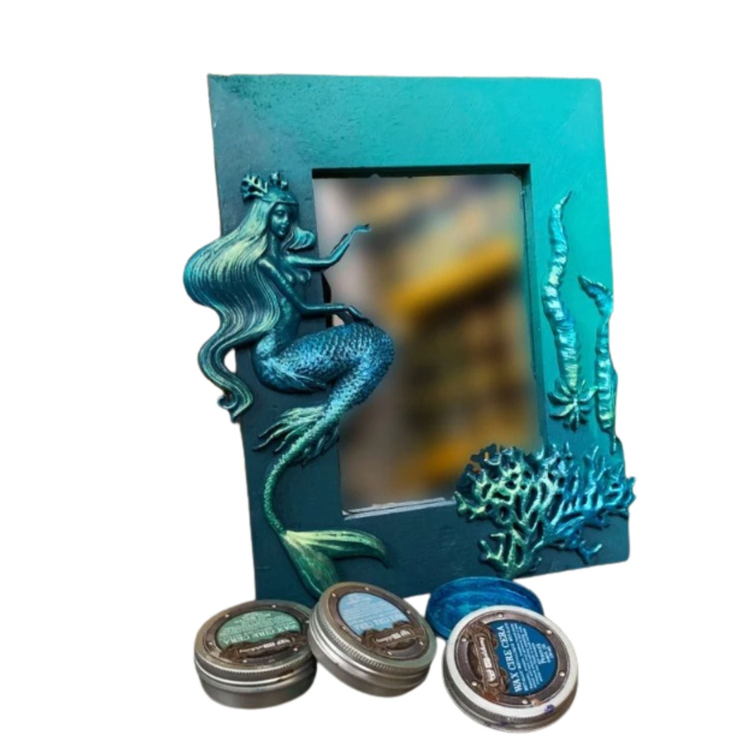 Finnabair Art Alchemy Metallique Wax Old Denim / Pintura en Cera Metálica Azul Pintura y Medios Mixtos Prima Marketing