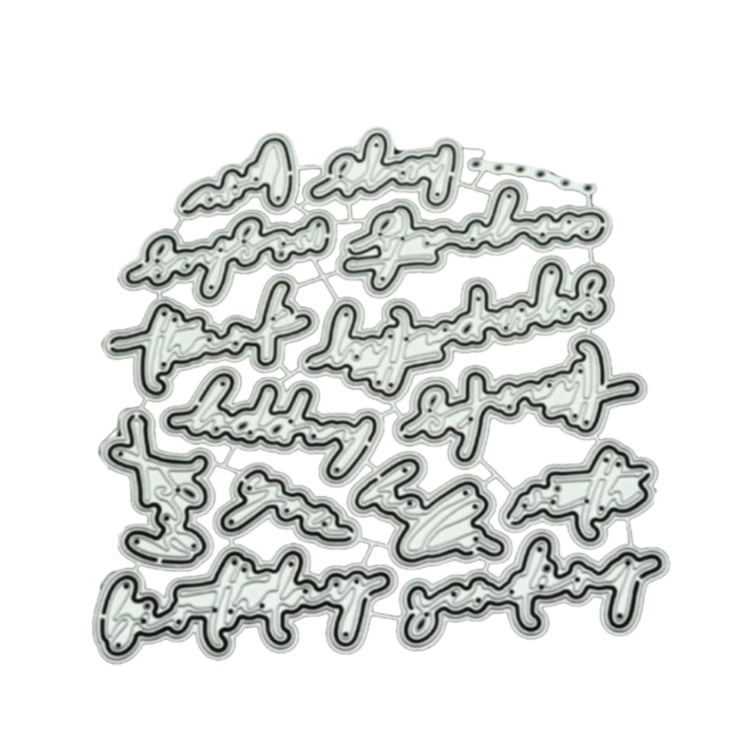 Suaje de Frases con Sombra 