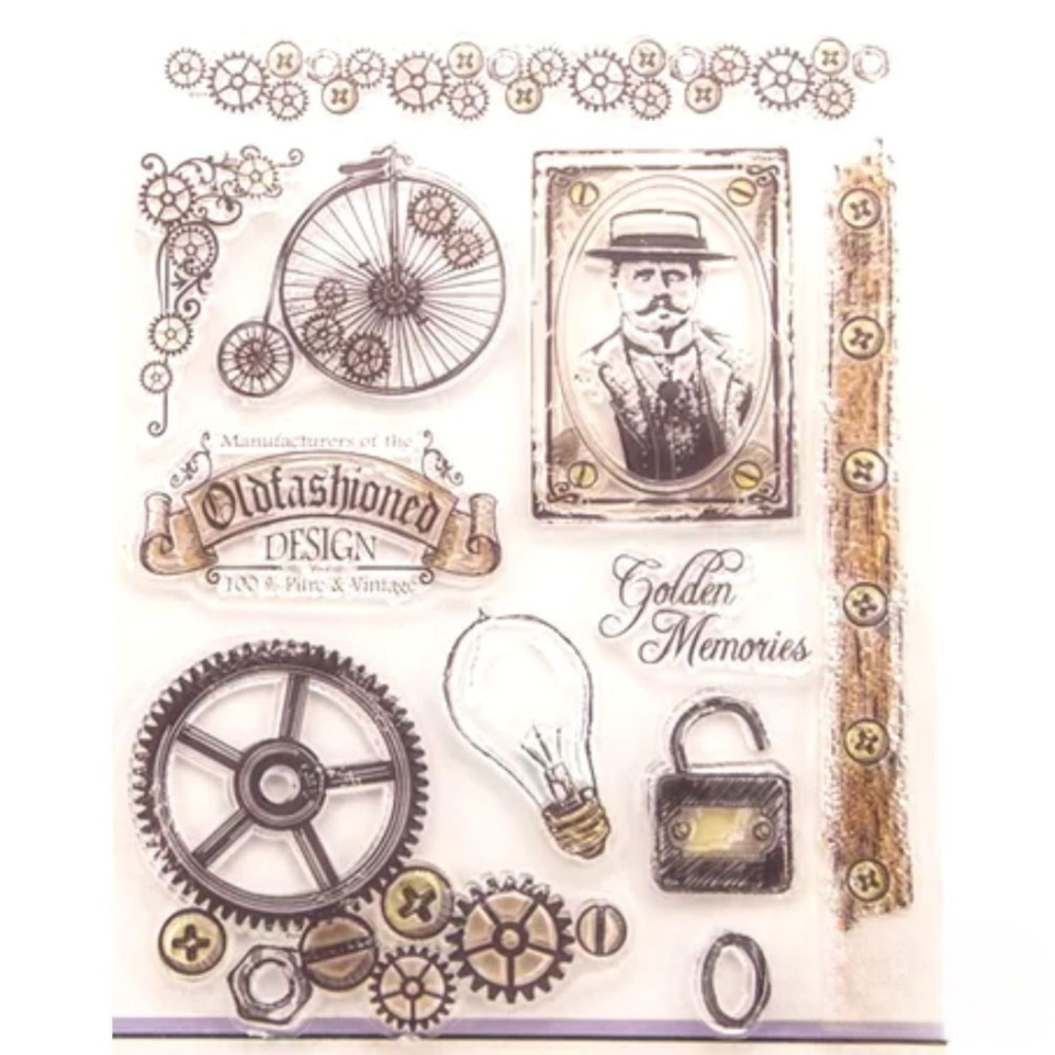 Sellos de Polímero de Objetos Vintage 