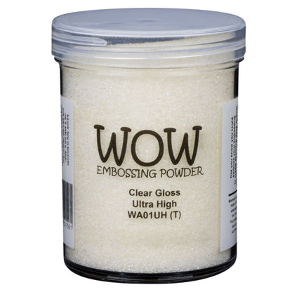Clear Gloss Ultra High Embossing Powder / Polvo de Embossing Transparente Ultra Realzado Polvos de Embossing Wow!