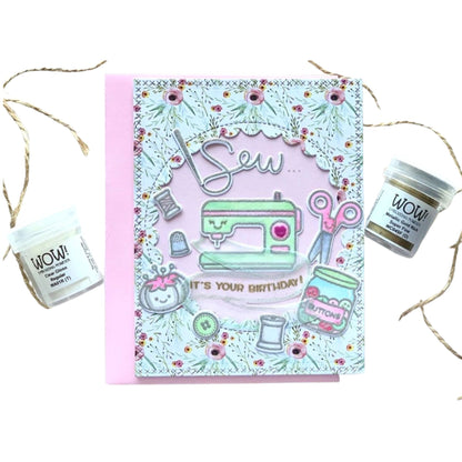 Clear Gloss Embossing Powder / Polvo de Embossing Brillo Transparente Polvos de Embossing Wow!