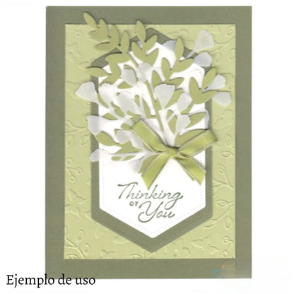 Folder de Grabado de Hojas Folders de Grabado Hobbees