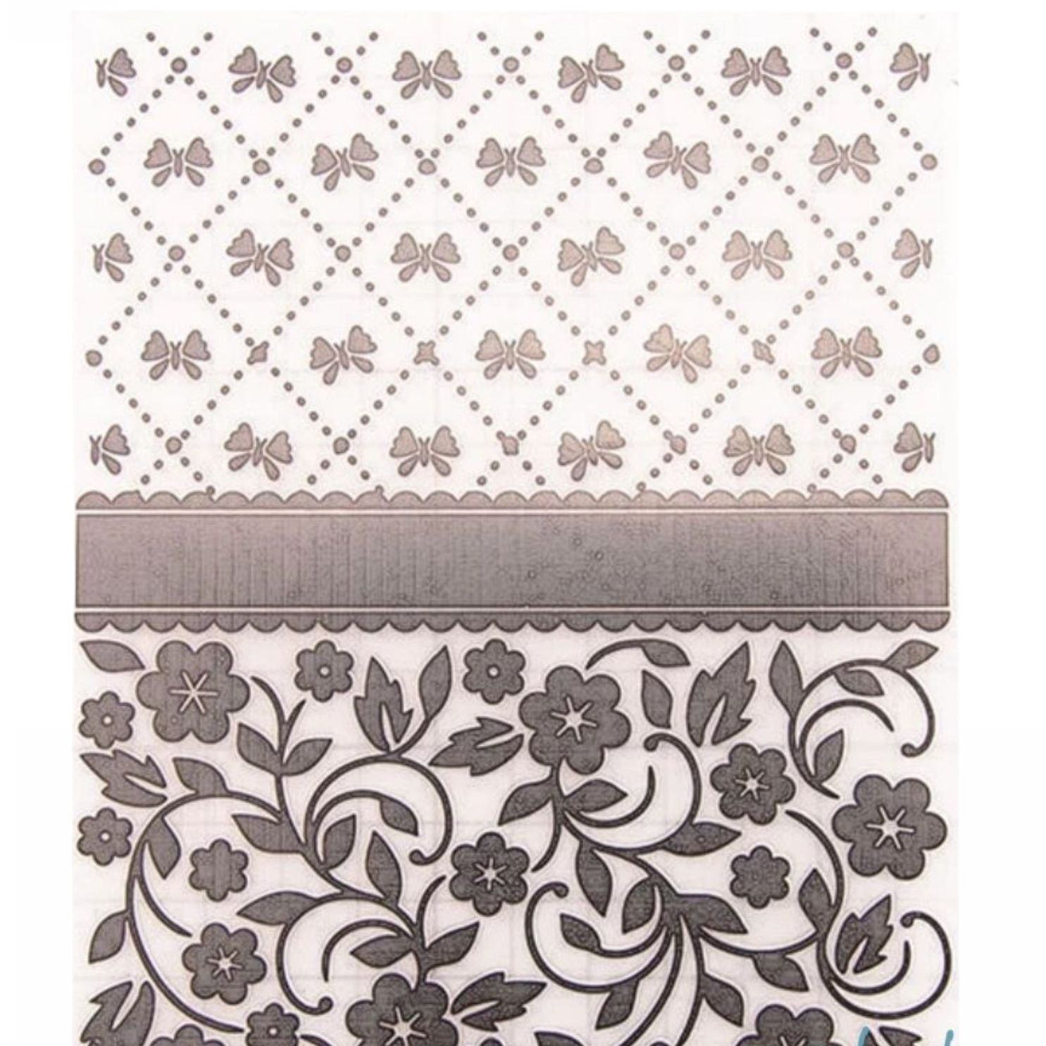 Folder de Grabado Flores y Mariposas Folders de Grabado Hobbees