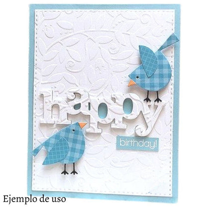 Folder de Grabado Flores y Espirales Folders de Grabado Hobbees