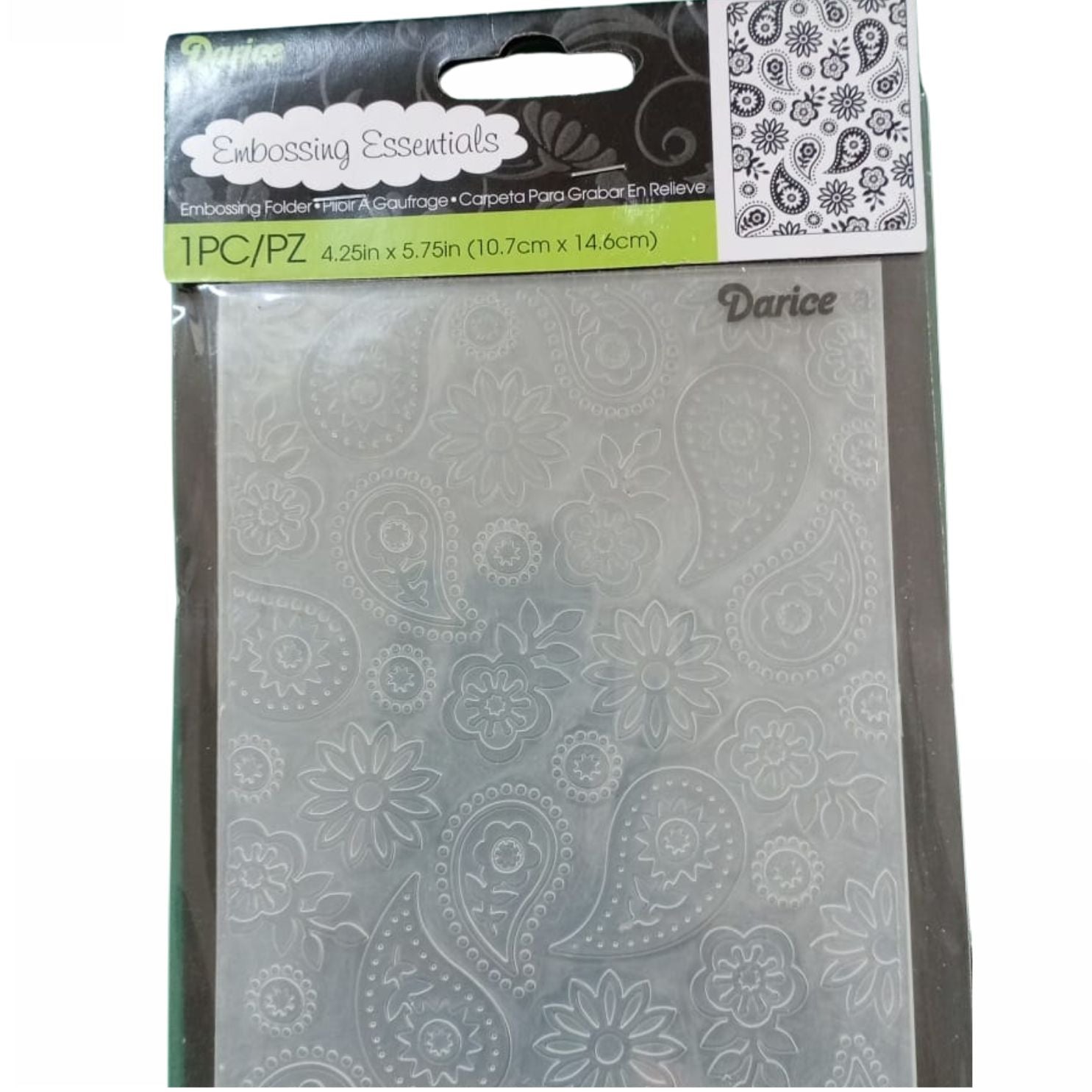 Floral Paisley Embossing Folder / Folder de Grabado Flores Folders de Grabado Darice