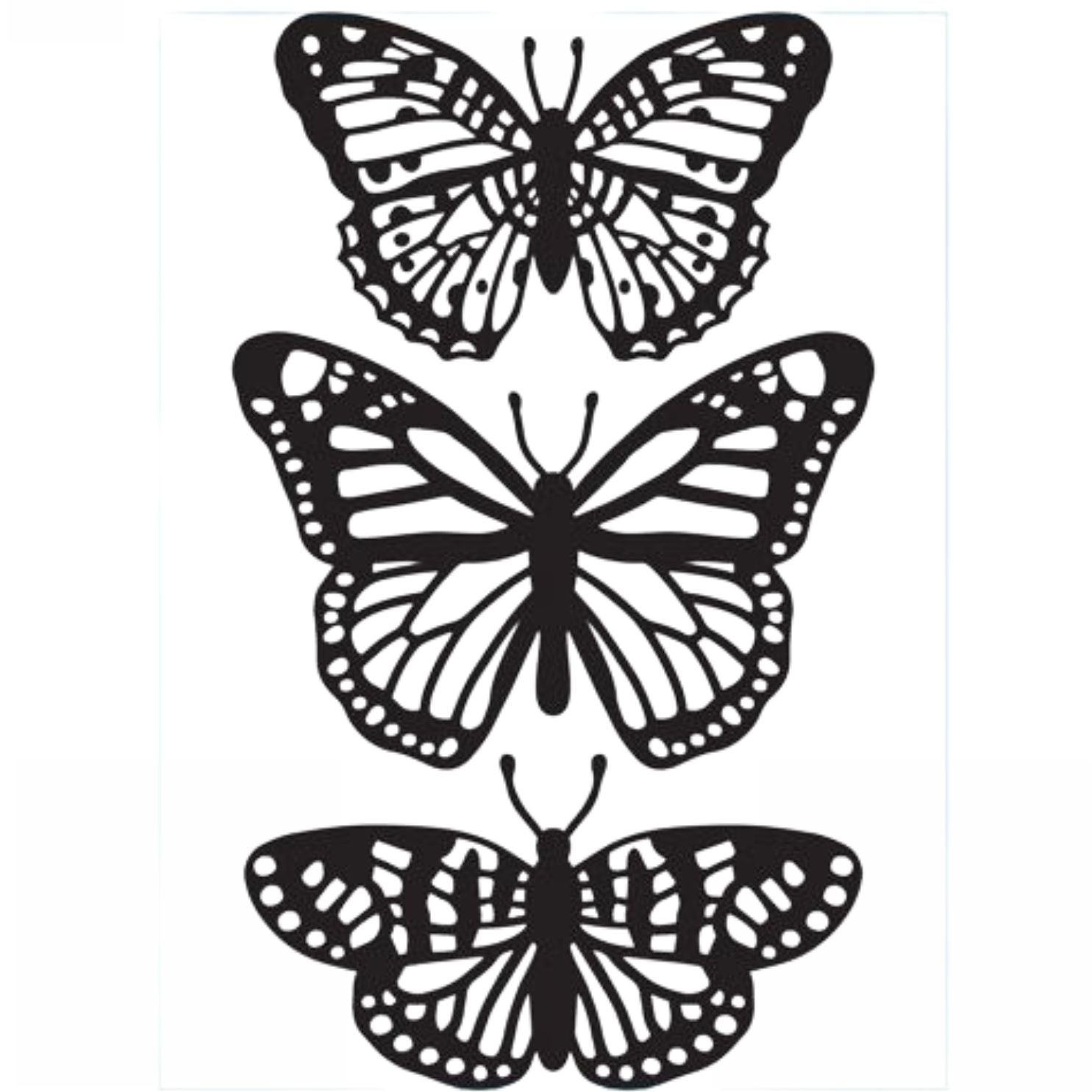 Embossing Folder Butterflies Trio / Folder de Grabado Mariposas Folders de Grabado Darice