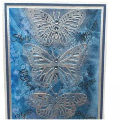 Embossing Folder Butterflies Trio / Folder de Grabado Mariposas Folders de Grabado Darice