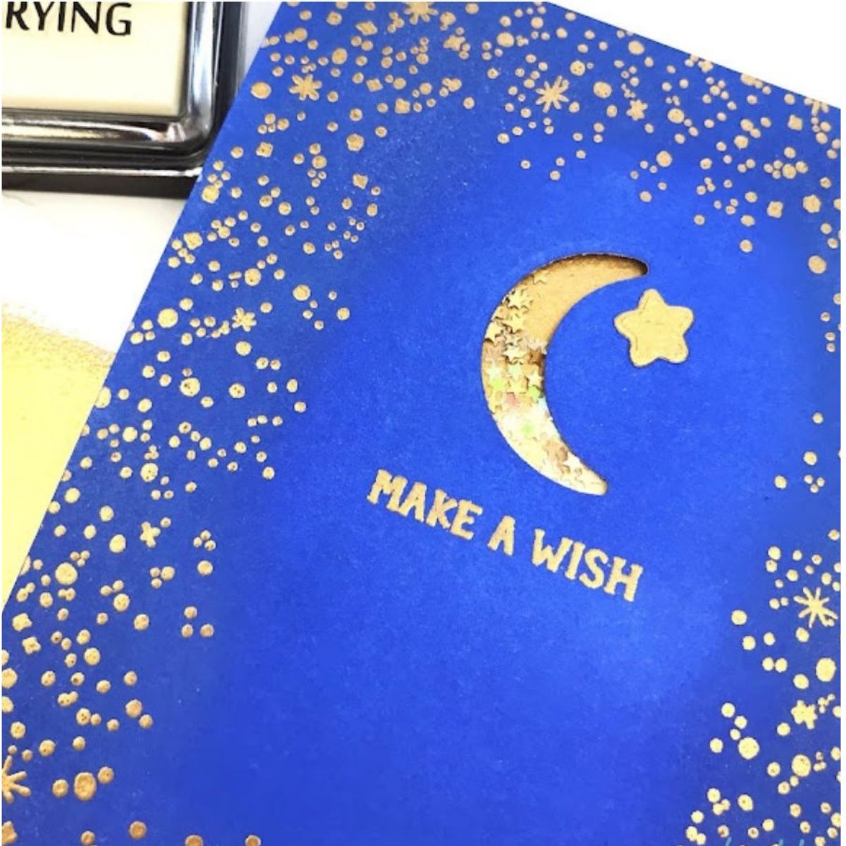 Gold Rich Pale Embossing Powder / Polvo de Embossing Oro Pálido Polvos de Embossing Wow!