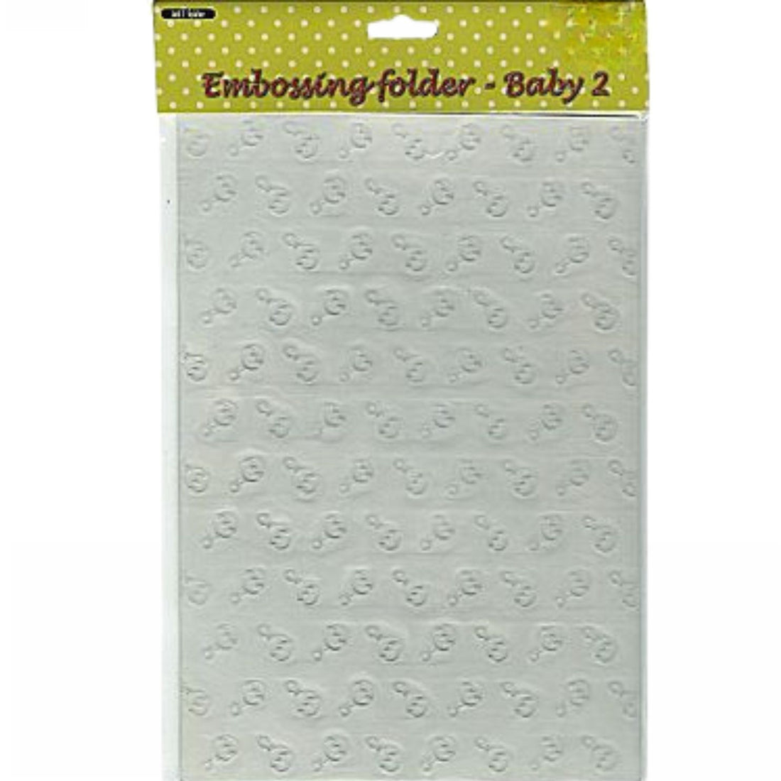Plus Embossing Folder Baby 2 / Folder de Grabado Plus Sonaja Folders de Grabado Nellie&
