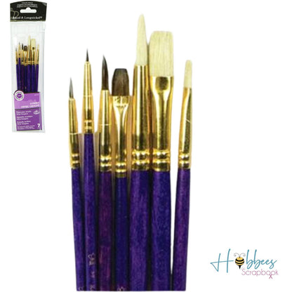 Bristle Sable Value Pack Brush Set / Juego de Pinceles Cerdas de Marta Pinceles y Brochas Royal Langnickel