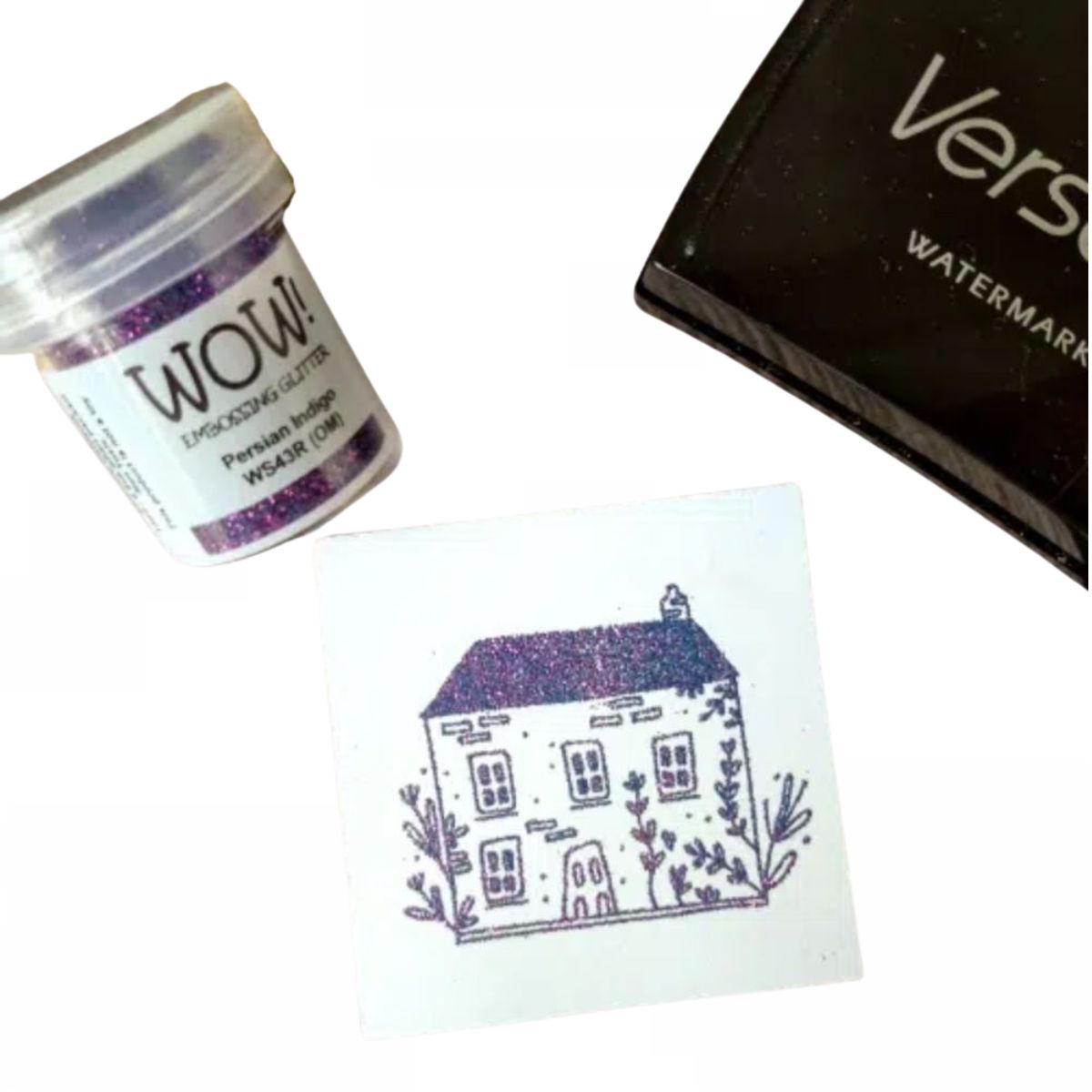 Persian Indigo Embossing Powder / Polvo de Embossing Violeta Indigo Polvos de Embossing Wow!