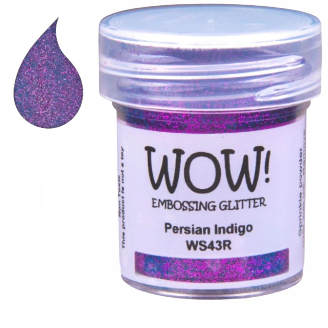 Persian Indigo Embossing Powder / Polvo de Embossing Violeta Indigo Polvos de Embossing Wow!