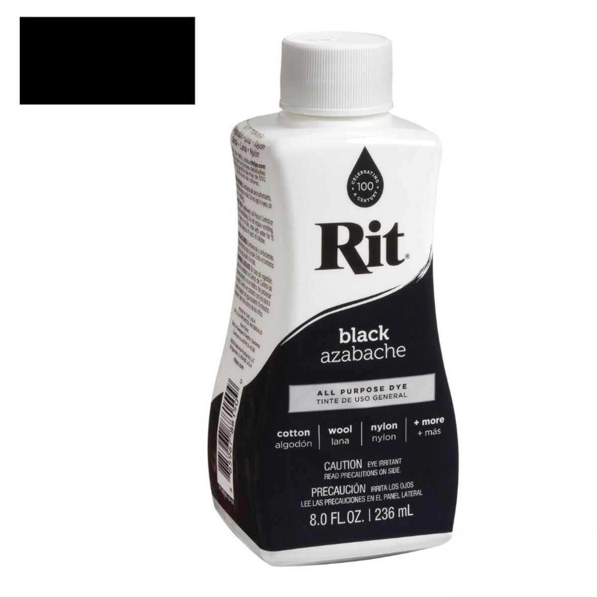 Rit Dye Liquid Black / Líquido para Teñir Negro Pintura para Tela Rit