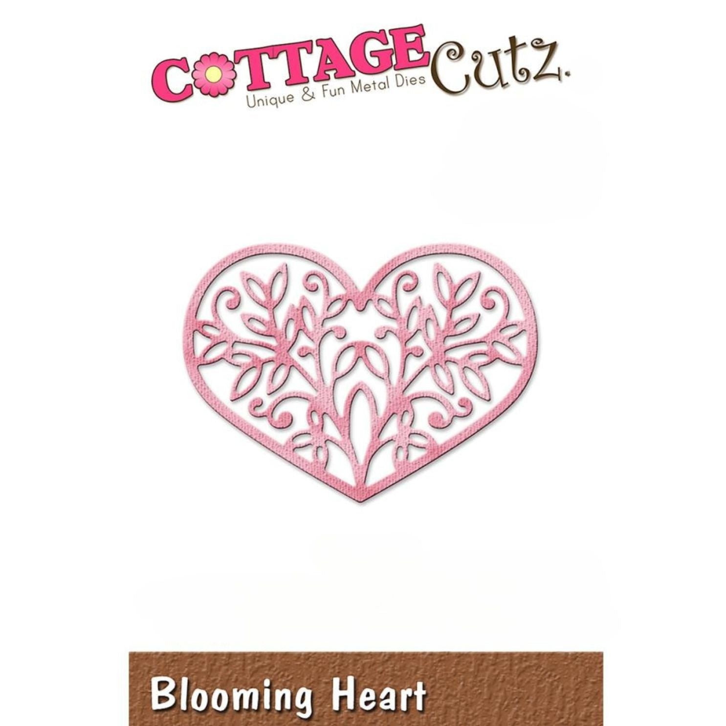 Blooming Heart Die / Suaje de Corazón Dados de Corte / Suajes / Troqueles Cottage Cutz