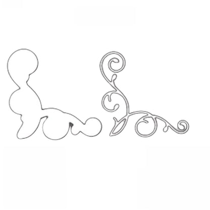 Angwin Corner Dies / Suaje de Corte Esquina Arabesco Descontinuado Poppy Stamps