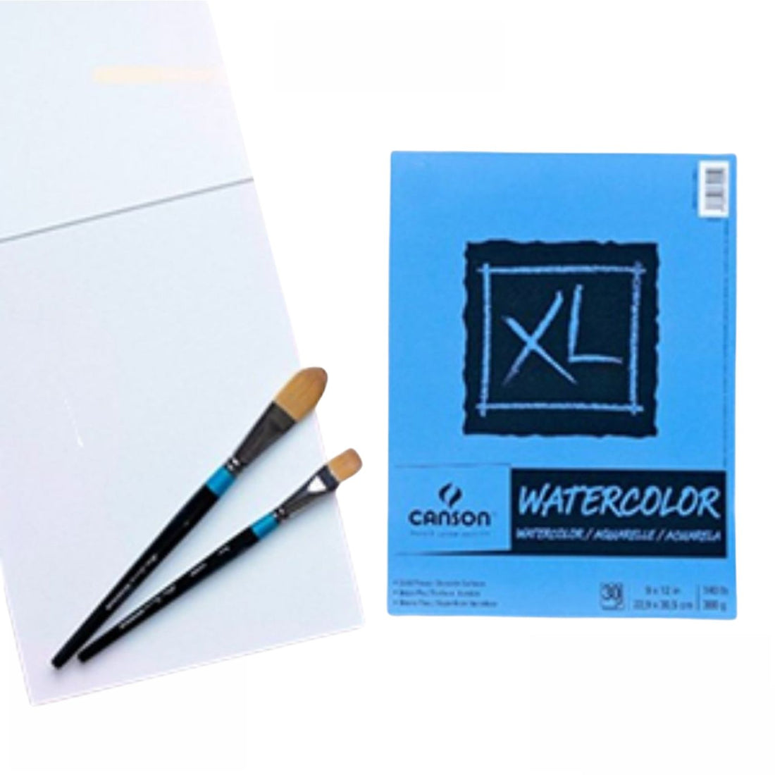 Canson XL Watercolor Paper Pad 9 x 12&quot; / Bloc Para Acuarela Papel para Arte Canson