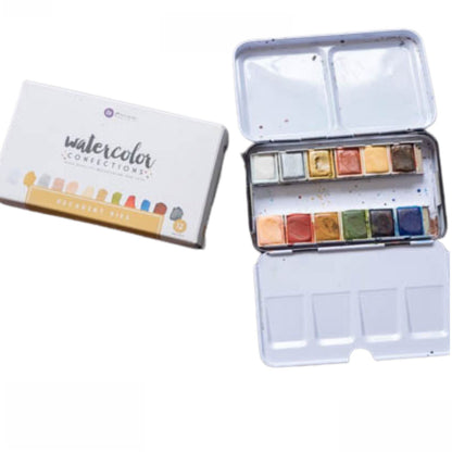 Watercolor Confections Decadent Pies / Acuarelas en Tonos Pasteles Fuerte Acuarela Prima Marketing