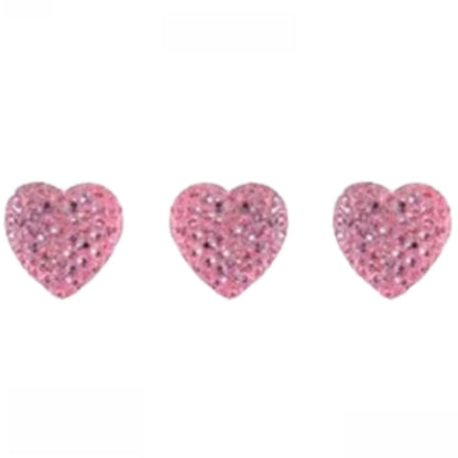 Hearts Glitter Brads / Chinches de Corazones Brillantes Adornos / Embellishments American Crafts
