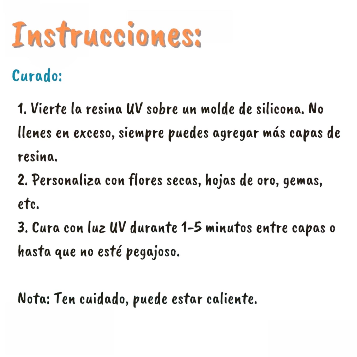 UV Resin Clear / Resina UV 100 ml Resina Epóxica y Accesorios Jewelry Made By Me