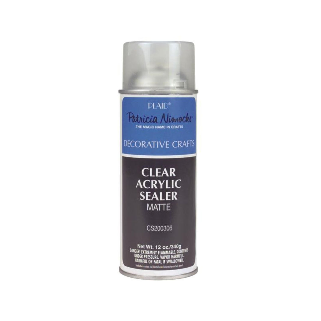 Clear Acrylic Sealer Aerosol / Sellador Acrílico Transparente Mate Pinturas Plaid