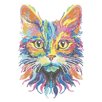 Neon Diamond Art Kit/ Kit Arte De Diamantes Gato Neón Pintura Dimensional Diamond Dotz